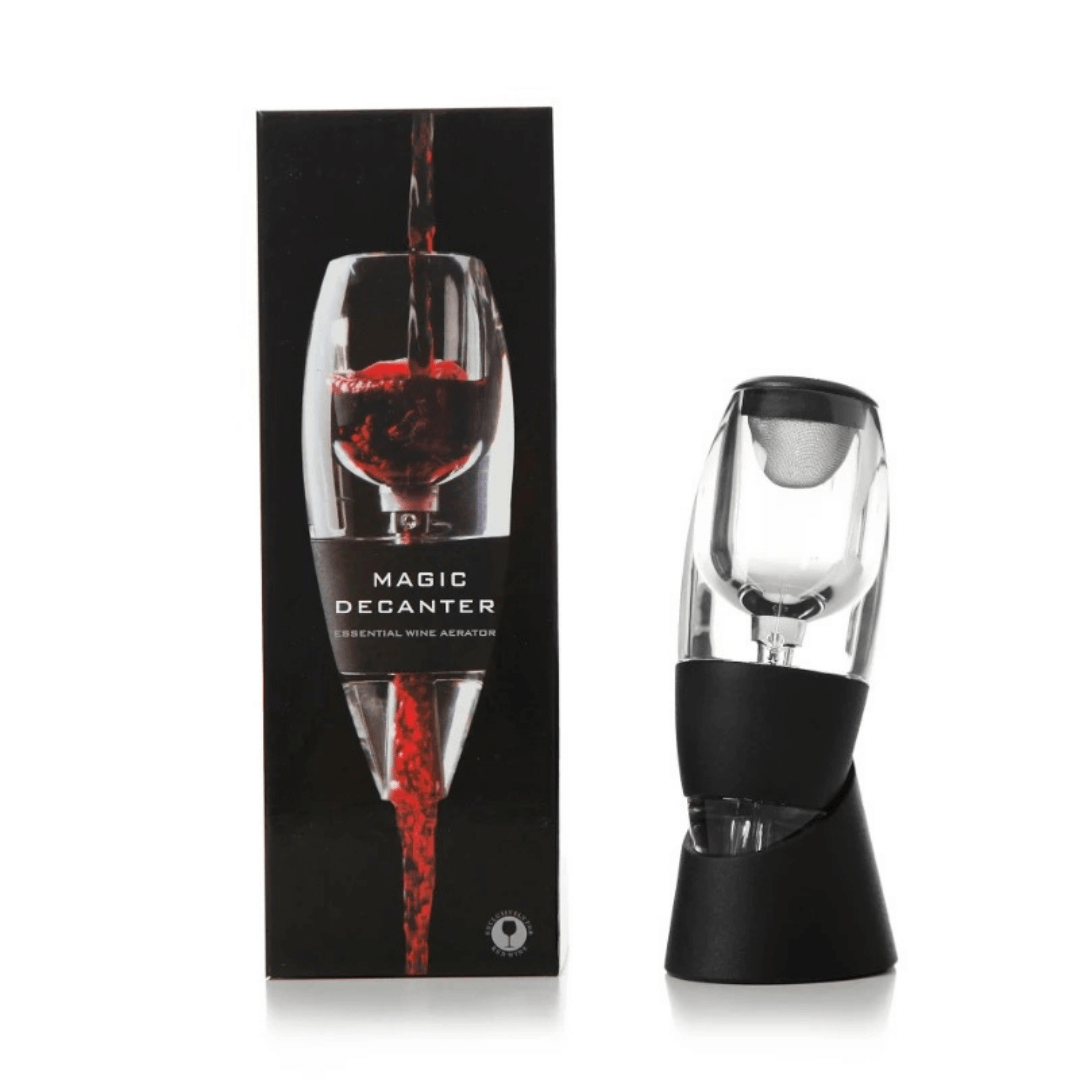 Weinbelüfter & Dekanter mit Filter und Ständer