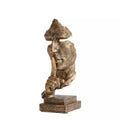 Dekorative Skulptur Stille ist Gold – Abstrakte Nordische Kunst