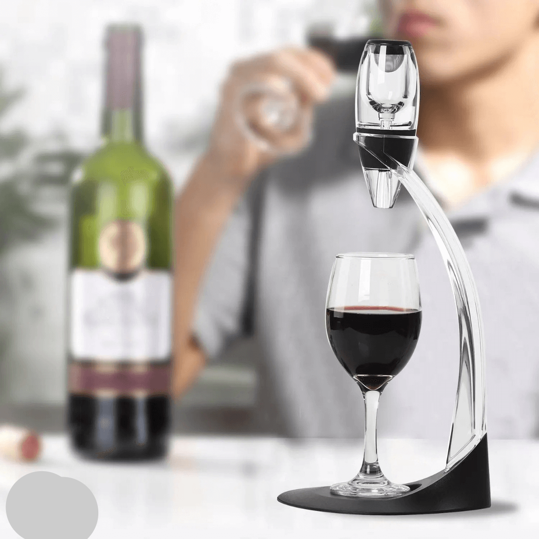 Weinbelüfter & Dekanter mit Filter und Ständer