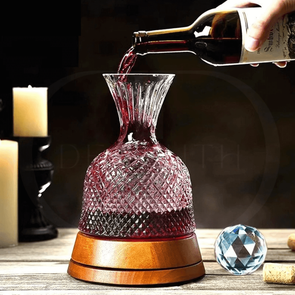 Nordhöhe Rotierender Kristall-Weindekanter 1500 ml