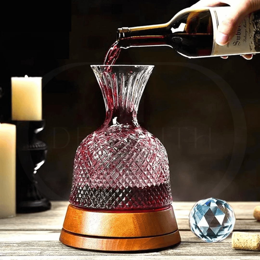 Nordhöhe Rotierender Kristall-Weindekanter 1500 ml