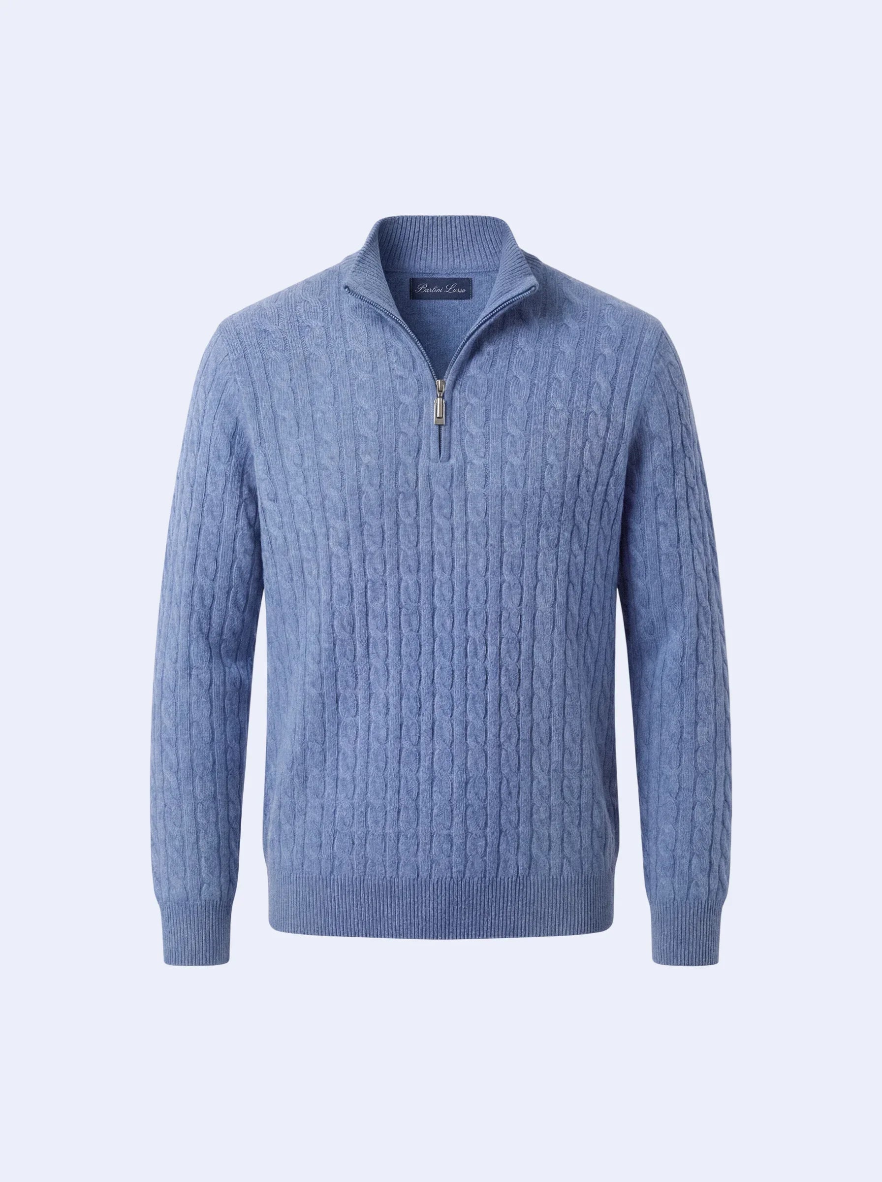 Suéter de Cashmere Azul Claro