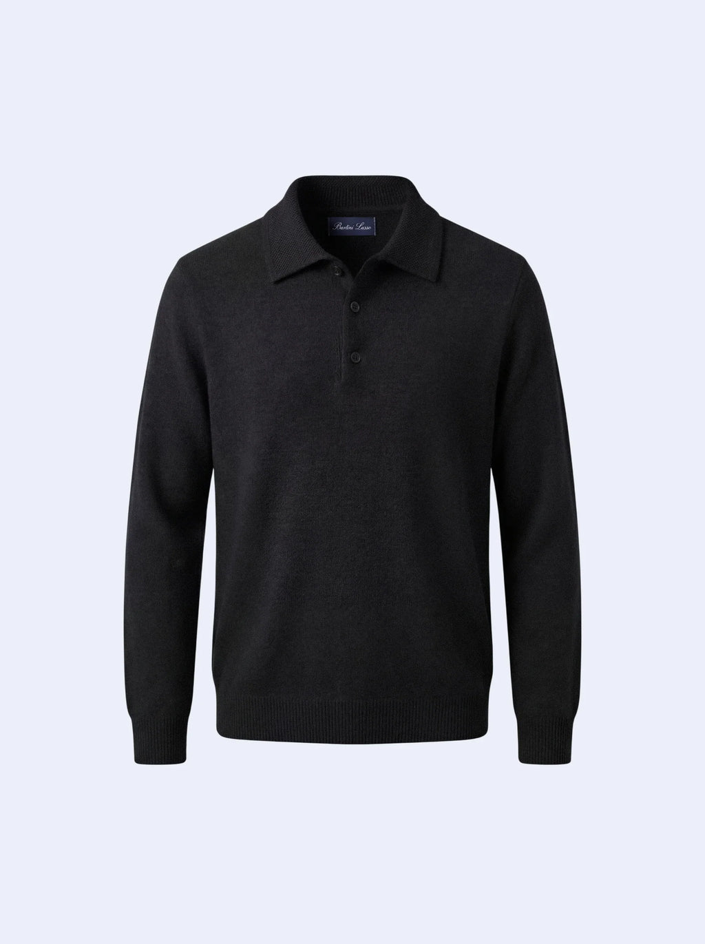 Camisa Polo de Cashmere Preto