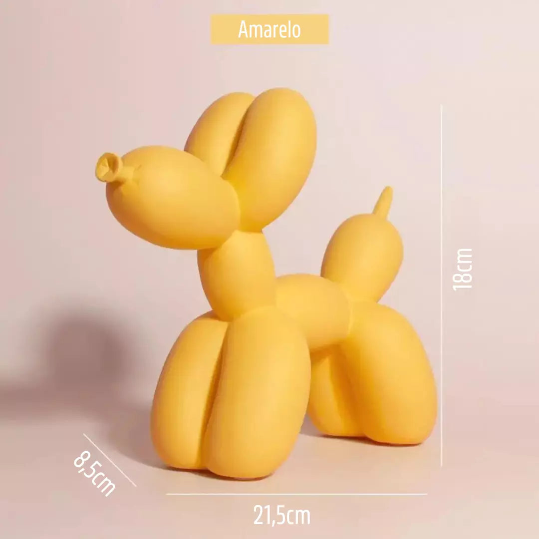 Ballonhund Dekofigur – Modernes Kunstobjekt aus Resin (Cópia)