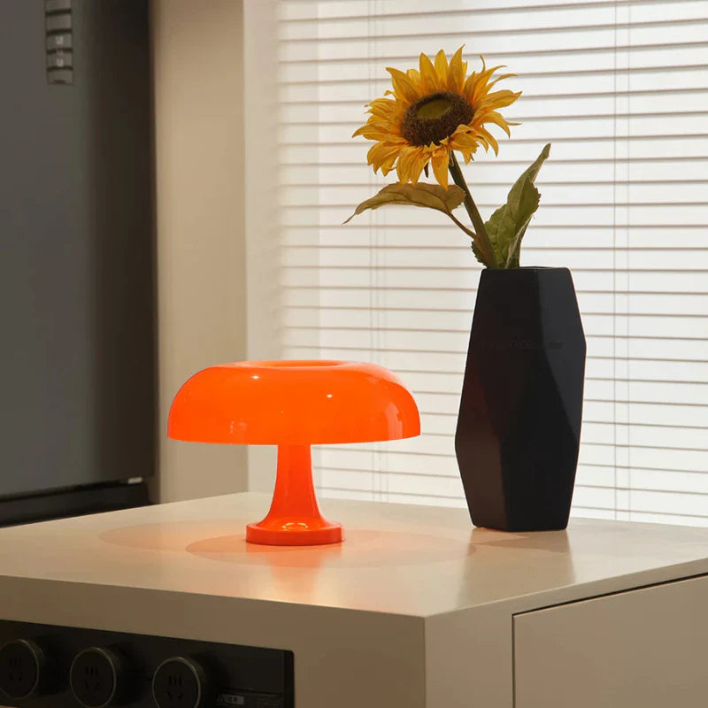Retro LED Pilzlampe USB mit 3 Lichtfarben
