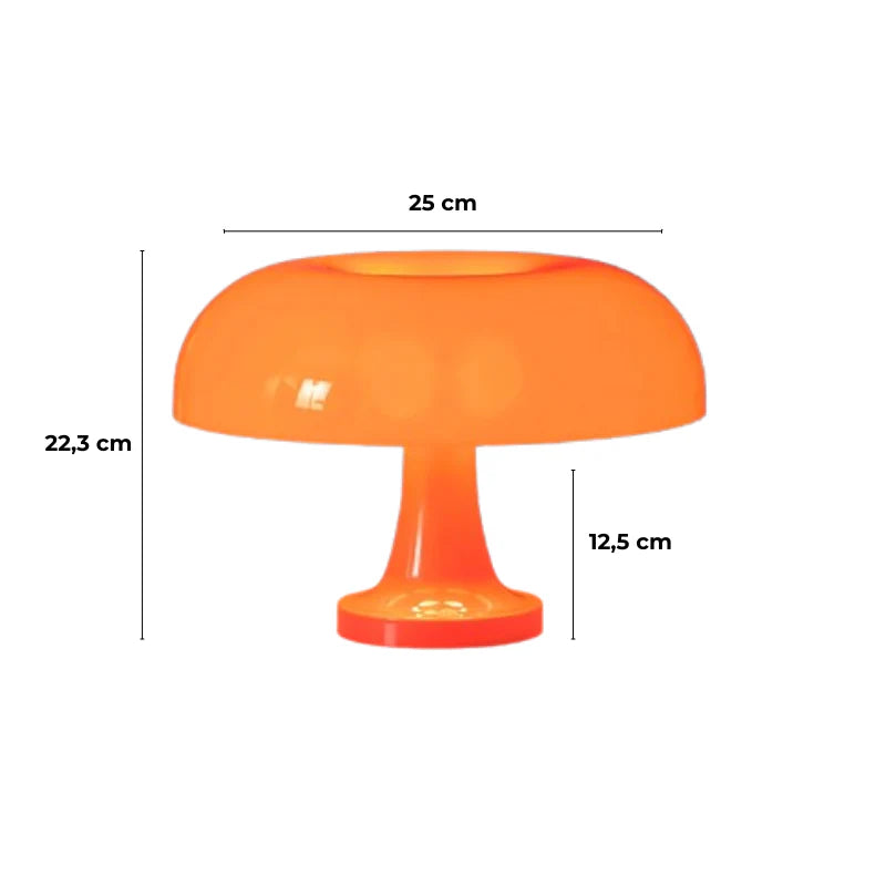 Retro LED Pilzlampe USB mit 3 Lichtfarben