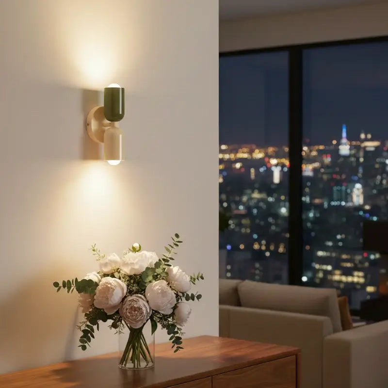 Arandela de Parede Dupla Minimalista