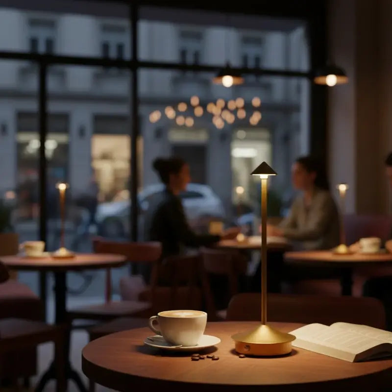 Luminária de Mesa Decorativa Sem Fio Recarregável