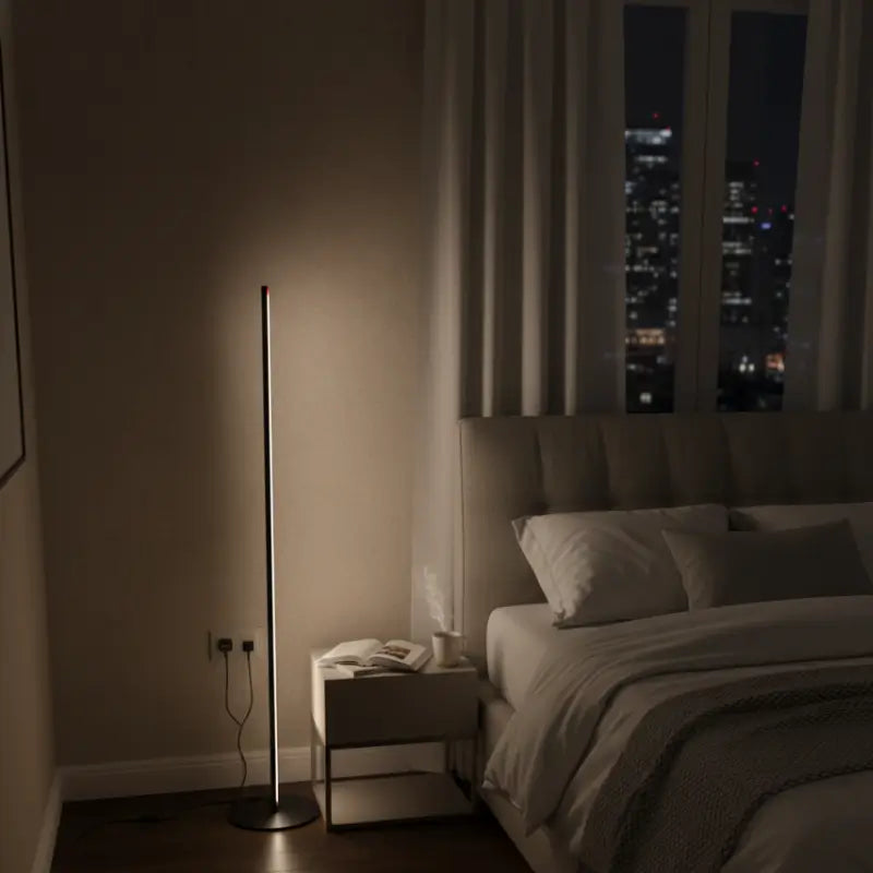 Luminária de Chão Barra Led Minimalista