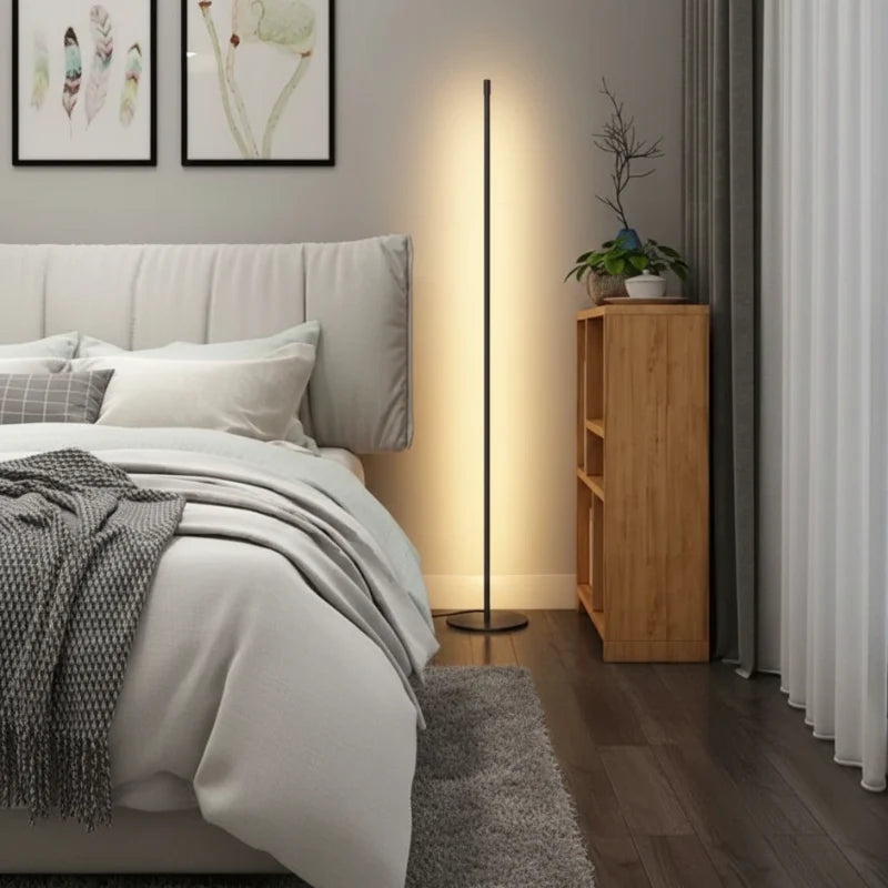 Luminária de Chão Barra Led Minimalista