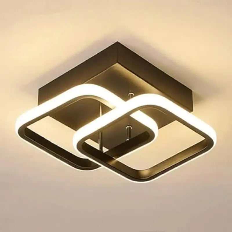 Moderne LED-Deckenleuchte mit einstellbaren Lichtfarben (Bivolt)